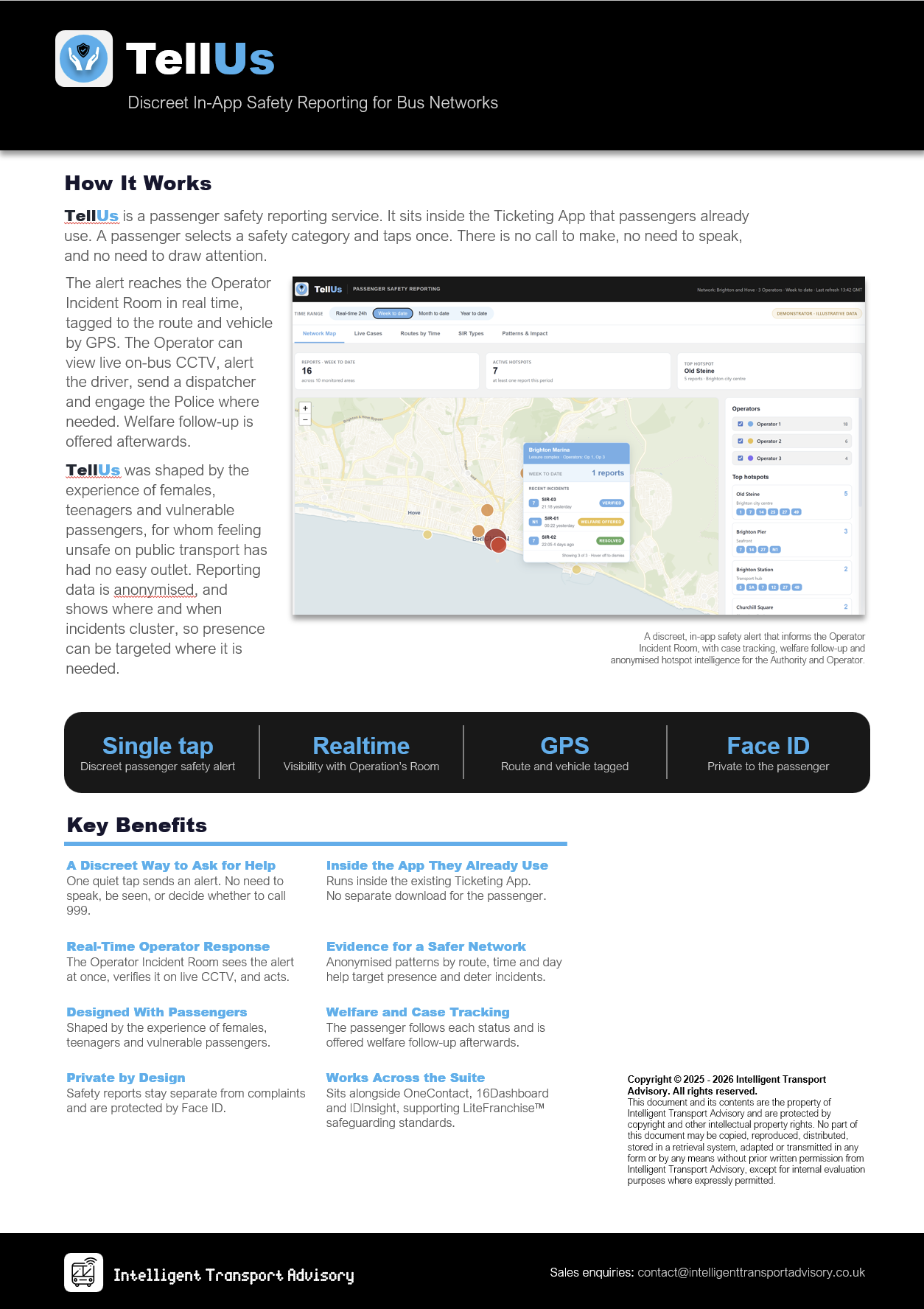 TellUs — Passenger Safety Reporting